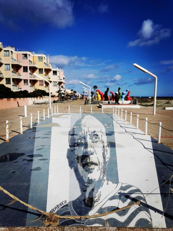 Cap De Mer - Vue Sur Mer - Une Chambre - Une Terrasse - Acces Direct Plage - Commerces A Proximites Le Barcarès المظهر الخارجي الصورة
