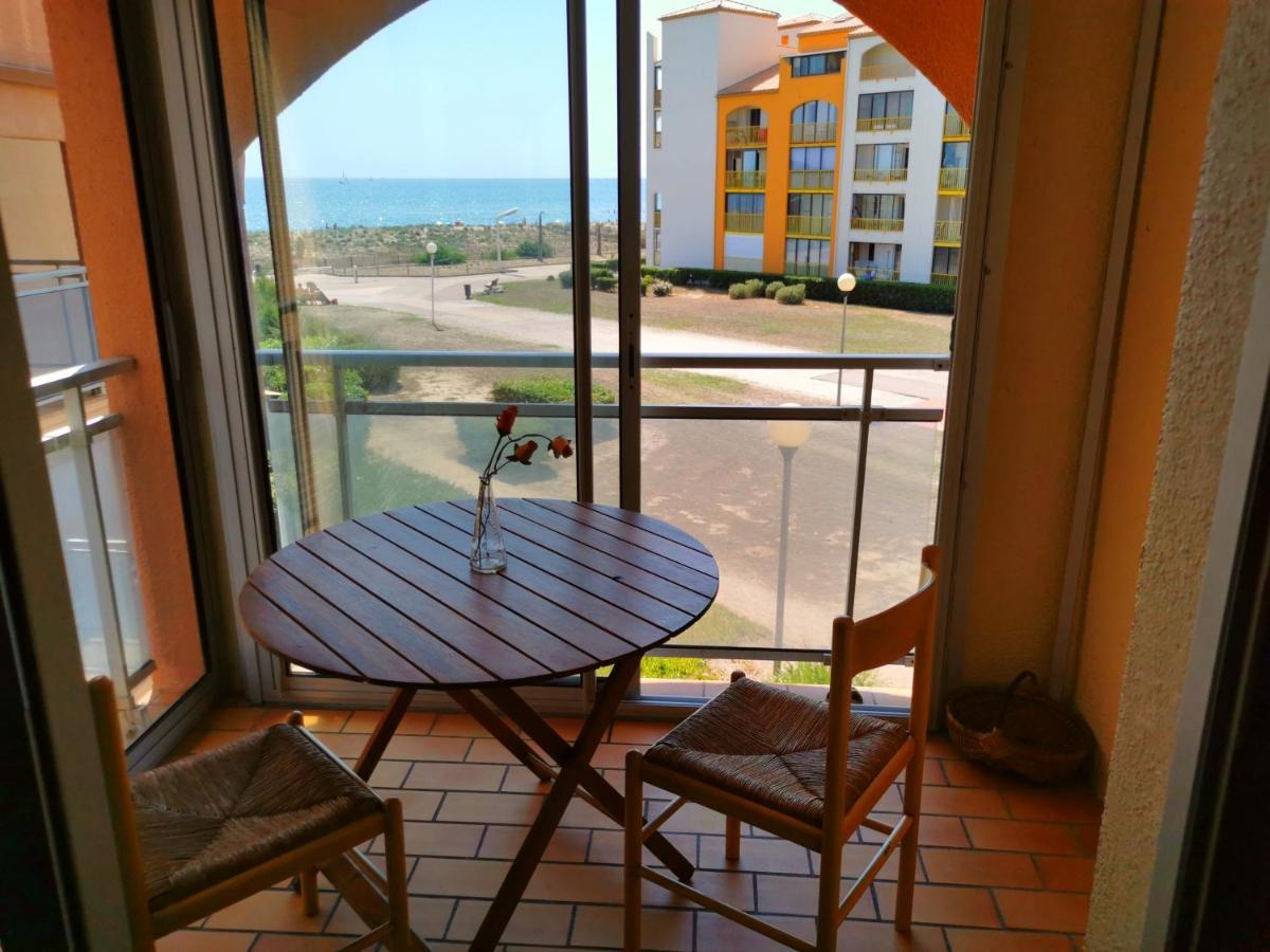 Cap De Mer - Vue Sur Mer - Une Chambre - Une Terrasse - Acces Direct Plage - Commerces A Proximites Le Barcarès المظهر الخارجي الصورة